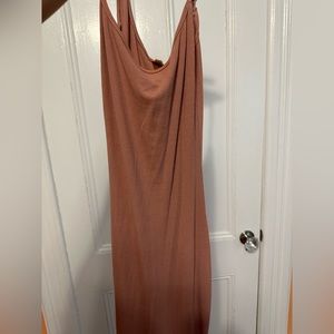 SKIMS Long Dress - Blush, Small